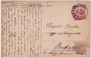 1918 Vágváralja, Vág-Podhragy, Povazské Podhradie (Vágbeszterce, Povazská Bystrica); Podrágyvár, vár...