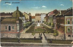 1927 Miskolc, Erzsébet tér. Grünwald Ignác kiadása (EK)