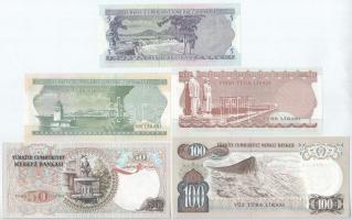 Törökország 1970. 5L + 10L + 20L + 50L + 100L T:I
Turkey 1970. 5 Lira + 10 Lira + 20 Lira + 50 Lira...