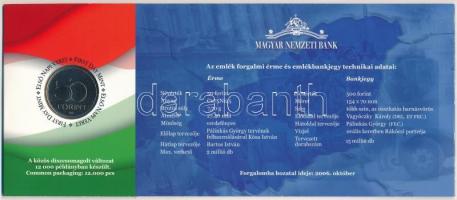 2006. 50Ft Cu-Ni "1956-os forradalom" első napi veret + 500Ft "EB 0001523" bankj...