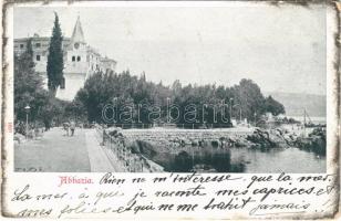 1898 (Vorläufer) Abbazia, Opatija; (kopott sarkak / worn corners)