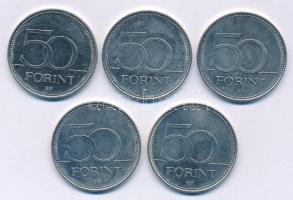 2004. 50Ft Cu-Ni "A Magyar Köztársaság az Európai Unió tagja" (5x) T:1-,2