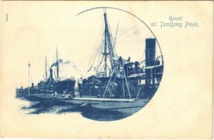 Jakarta, Tanjung Priok (Tandjong Priok), port, steamships