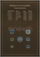 Salvador 1974-1984. 1c-1C (7xklf), "Coin Sets of All Nations" forgalmi szett felbélyegzett...