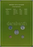 Salvador 1985-1986. 1c-1C (5xklf), "Coin Sets of All Nations" forgalmi szett felbélyegzett...