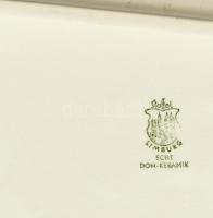 Staffel Limburg Echt Dom-Keramik fajansz süteményes tálca. Kézzel festett, jelzett, mázrepedésekkel,...