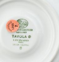 "Neoszecessziós" kávéskészlet, matricás porcelán, dekor "Leonard" Calypso (Páriz...