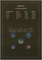 Belize 1986-1991. 1c-1$ (5xklf), "Coin Sets of All Nations" forgalmi szett felbélyegzett k...