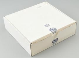 Hollóházi erdei állatok, pálinkás készlet, matricás porcelán, jelzett, hibátlan, 6 db kupica, d: 4,5...