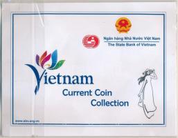 Vietnám 2003-2004. 200-5000D (5xklf) szuvenír összeállítás díszlapon T:vegyes