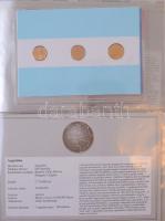 Utazás a Föld körül 50 ország összesen 150db forgalmi érméje (országonként 3db) gyűrűs mappában T:1-2 Traveling around the Earth 50 countries 150pcs circulating coins (3pcs per country) four-ring binder C:UNC-XF