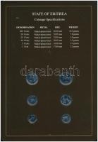 Eritrea 1991. 1c-100c (6xklf), "Coin Sets of All Nations" forgalmi szett felbélyegzett kar...