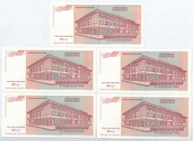 Jugoszlávia 1993. 500.000.000.000D (5x) "ZA" betűjel, pótkiadás T:I-,II 
Jugoslavia 1993....