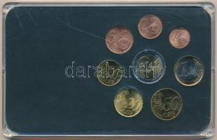 Portugália 2002-2007. 1c-2E (8xklf) forgalmi szett műanyag tokban T:1-2
Portugal 2002-2007. 1 Cent ...