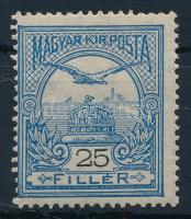 1908 Turul 25f (36.000) (enyhe vízszintes hajlás / light fold)