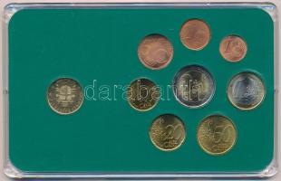 Olaszország 2002-2006. 1c-2E (8xklf) forgalmi szett + Vatikán 2001. 100L Cu-Ni műanyag tokban T:1-2
...