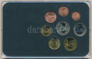 Finnország 2001-2006. 1c-2E (8xklf) forgalmi szett műanyag tokban T:1,1-
Finland 2001-2006. 1 Cent ...