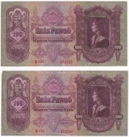 1930. 100P (4x) 2+2 sorszámkövetők T:I-,II
Adamo P17