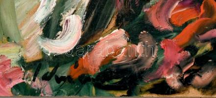 Schéner jelzéssel: Alakok. Olaj, farost. 50×70 cm