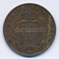 San Marino 1894R 5c Cu T:2
San Marino 1894R 5 Centesimi Cu C:XF 
Krause KM#1