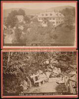 cca 1890 St Radegund in Steiermark 12 vizitkártya méretű fotót tartalmazó leporello / 12 vintage photos