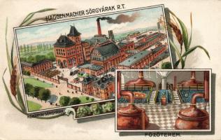 Budapest X. Köbánya Hagenmacher Sörgyár Litho