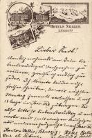 1892! Zermatt Hotel Litho (small tear) (EB)