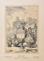 cca 1880-1910 Architektúrák / Mennyezetek. Lapok, fotók vegyesen cca. 160 db, eredeti dobozában. Dob...