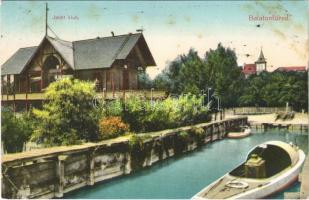 1911 Balatonfüred, Jacht klub, motorcsónak (EK)