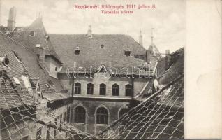 Kecskemét Városháza földrengés után