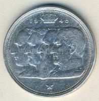 Belgium 1948. 100Fr Ag "4 király" T:3 ph.