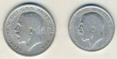 Nagy-Britannia 1920. 1Fl Ag + 1/2C Ag T:3