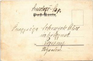 1900 Art Nouveau lady. A. Sockl Wien I. Serie VII. Sirenen u. Circen Nr. 33. litho s: Carl Józsa (ap...