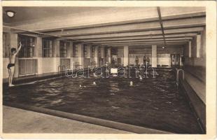 1935 Praha, Prag, Prague; Plovárna v Tyrsove dome / swimming pool, interior (EK)