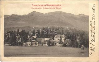 1909 Rimski Vrelec, Sauerbrunn-Römerquelle (Ravne na Koroskem, Gutenstein in Kärnten);