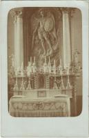 1912 Báta, templom belső. photo