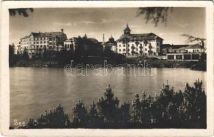 1930 Tátra, Magas Tátra, Vysoké Tatry; Strbské pleso / Csorba-tó / lake (Rb)