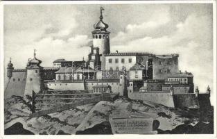 Ólubló, Stará Lubovna; Zámok v 18. storocí / Schloß im 18. Jahrhundert / vár a 18. században / castle in the 18th century (EK)
