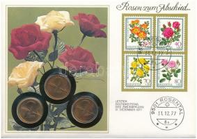 Svájc 1974. 2r Br (3x) felbélyegzett borítékon, bélyegzéssel T:1,1- Switzerland 1974. 2 Rappen (3x) in envelope with stamp C:UNC,AU