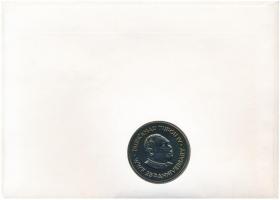 Tonga 1986. 1P Cu-Ni "WWF 25. évfordulója" felbélyegzett borítékon, alkalmi bélyegzéssel T...