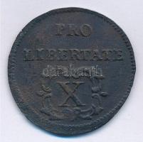 1704. X Poltura Cu "II. Rákóczi Ferenc" (8,22g) T:2-
Hungary 1704. X Poltura Cu "Fra...