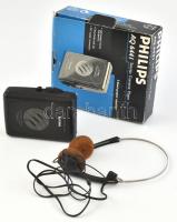 Philips AQ 6441 sztereó kazettás walkman, eredeti dobozában, fejhallgatóval, működik