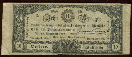 1860. 10Kr T:III