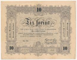 1848. 10Ft Kossuth Bankó T:III Adamo G111
