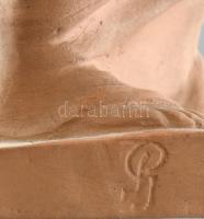 Milói Vénusz, terakotta szobor (1965), jelzett. Apró kopásokkal. m:34cm