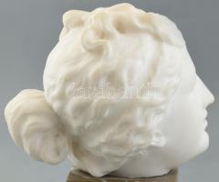 Márvány Vénusz fej, gránit talapzaton, hibátlan. m:20cm