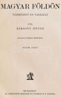 Bársony István: Magyar földön. Természet és vadászat. Olgyay Ferenc képeivel. Bp.,[1929], Athenaeum, 215+1 p. + 12 t. Második kiadás. Átkötött aranyozott, álbordás félbőr-kötés, egészen kis kopásnyomokkal.