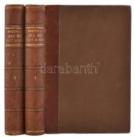 Mikszáth Kálmán: Jókai Mór élete és kora I-II. köt. Bp., 1907, Révai. Korabeli átkötött aranyozott, ...