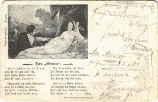 1900 Das Etwas / Erotic nude lady art postcard (EM)