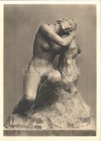 Barbara von Kalckreuth - Träumerei / Erotic nude lady sculpture. München, Haus der Deutschen Kunst. Photo Hoffmann (EK)